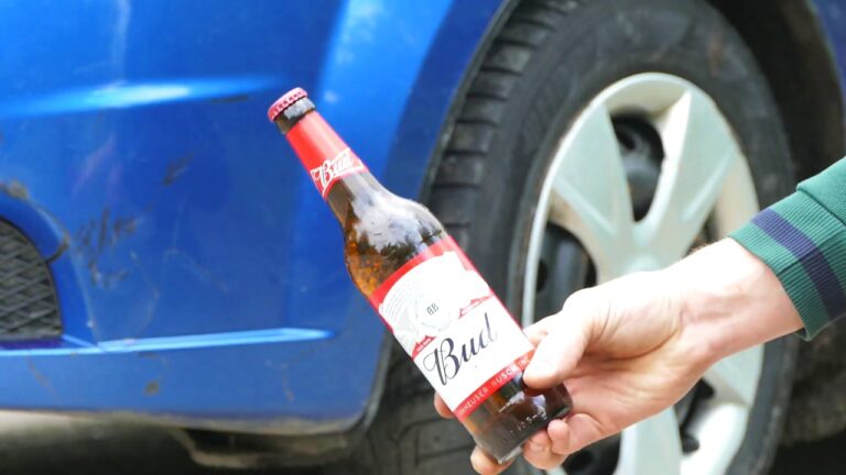 Can A Beer Bottle Pop A Tire