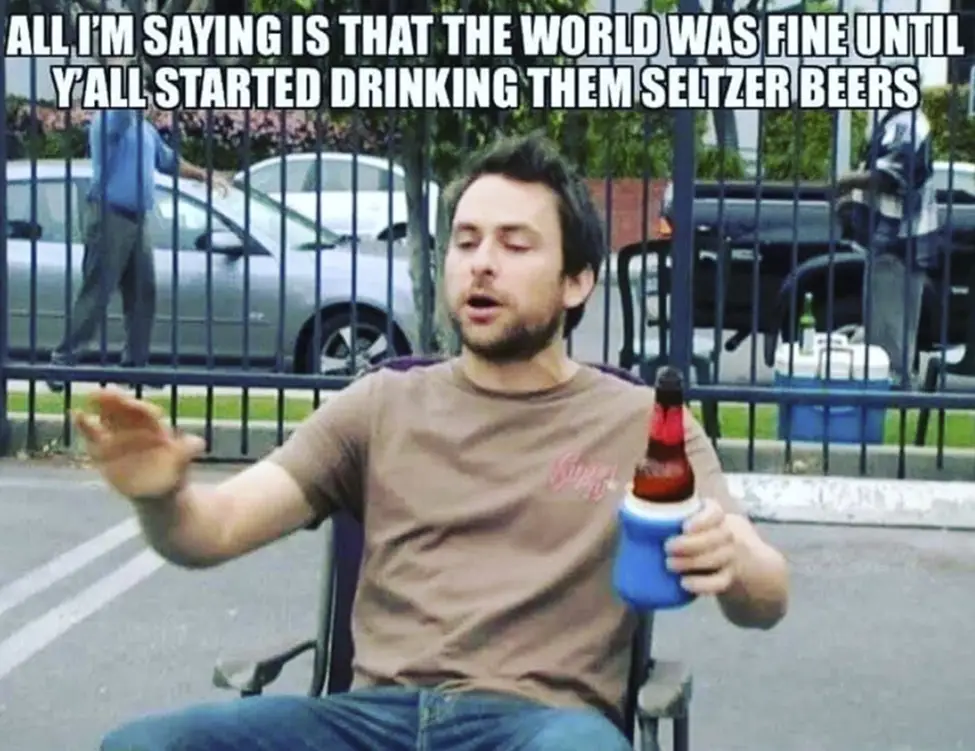 drinking beer meme