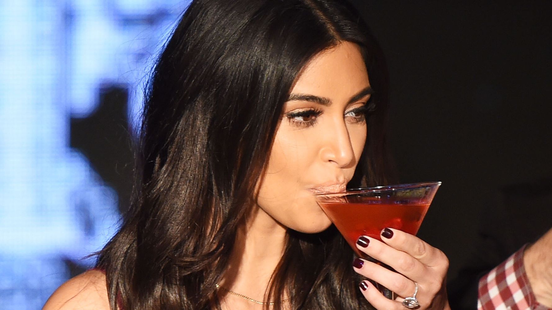 kim kardashian drink alcohol