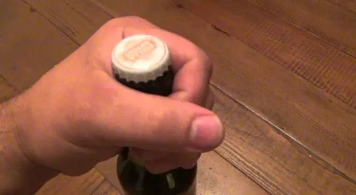 Open a Bottle Cap With a Spoon