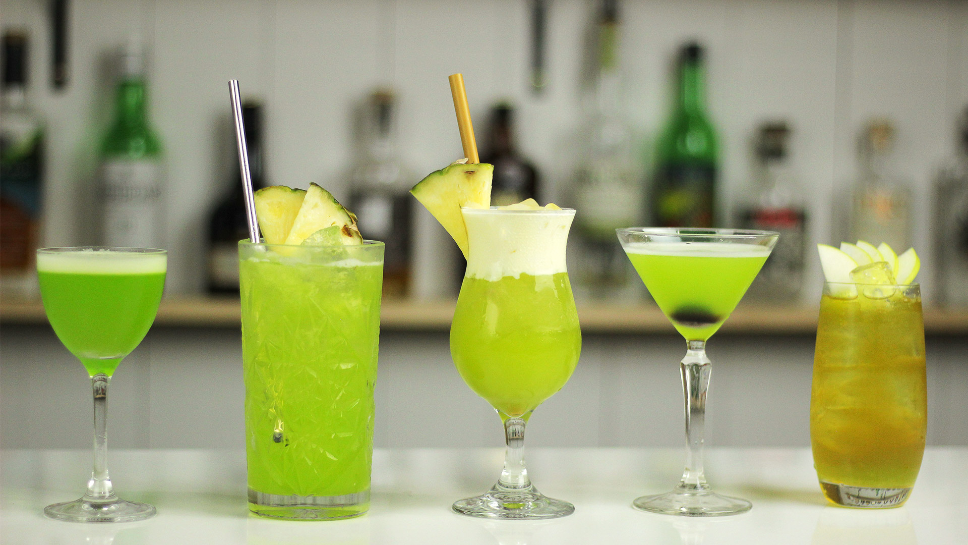 Green Alcoholic Drinks
