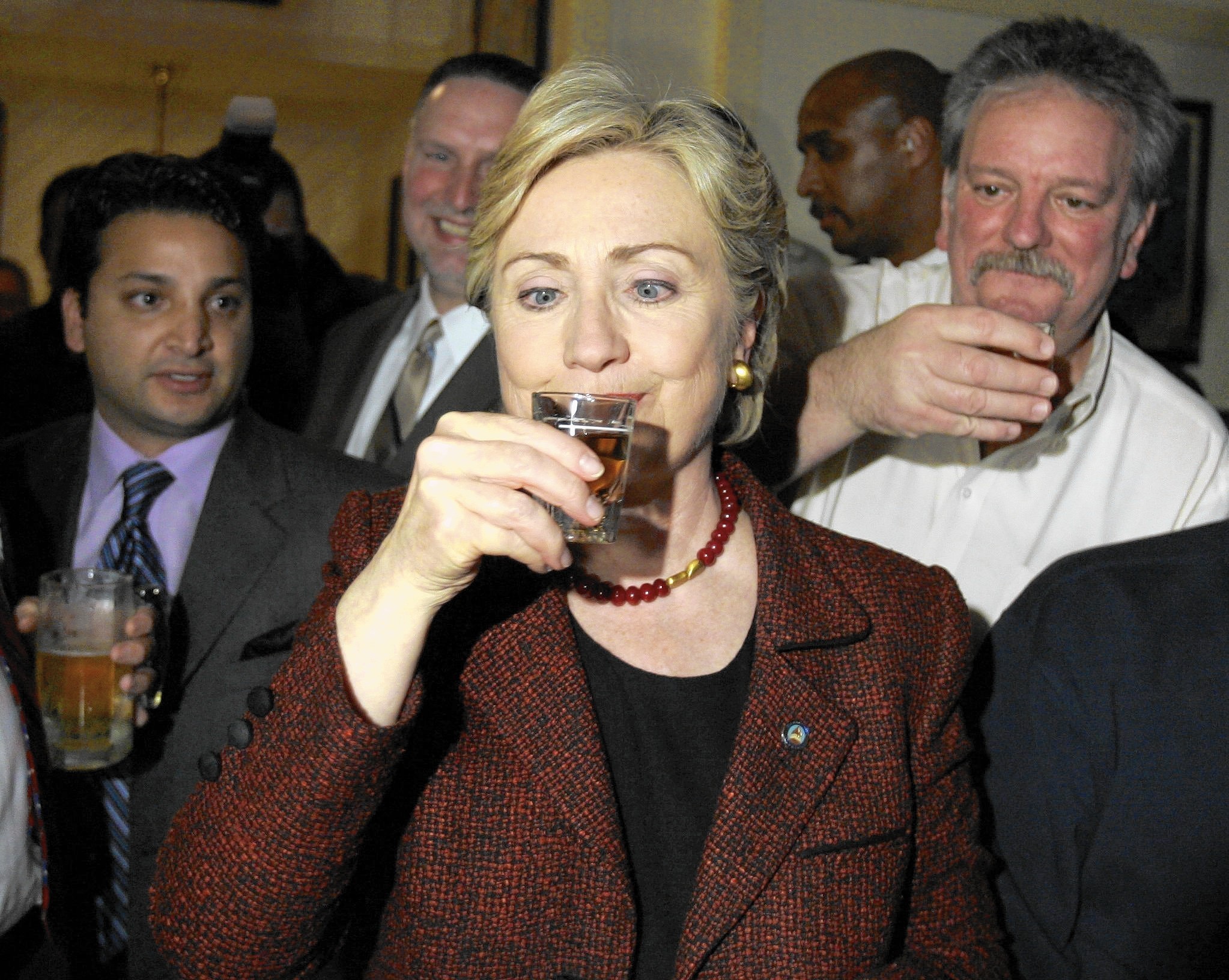Hillary Clinton Drink Alcohol
