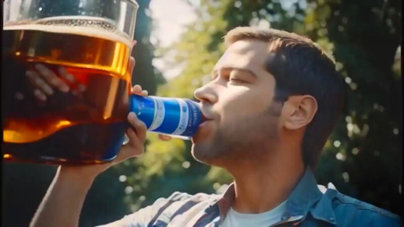 AI Beer Commercial